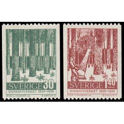 Suecia Sweden 442/43 1959 Centenario de la Administración de Tierras y Bosques de la Corona MNH Suecia Sweden 442/43 1959 Centenario de la Administración de Tierras y Bosques de la Corona MNH