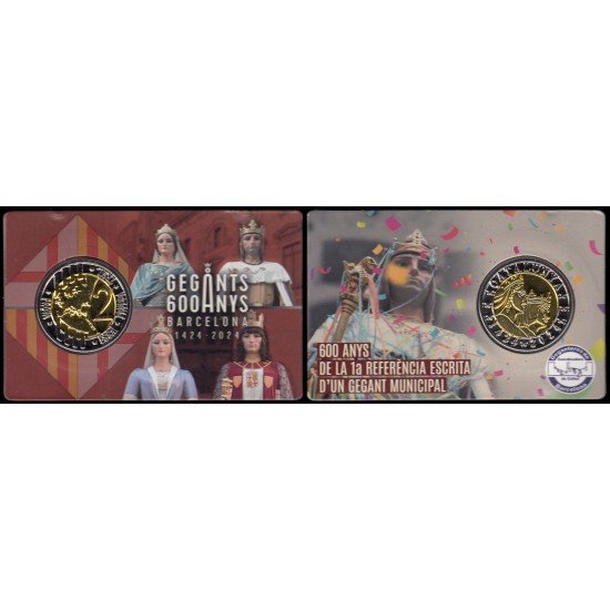 Catalunya prueba individual 2€ 600 Anys de Gegants 2024 Catalunya prueba individual 2€ 600 Anys de Gegants 2024