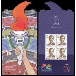 España Spain 5771CP 2024 Valladolid Carnet promo de la filatelia Olimpiada París España Spain 5771CP 2024 Valladolid Carnet promo de la filatelia Olimpiada París