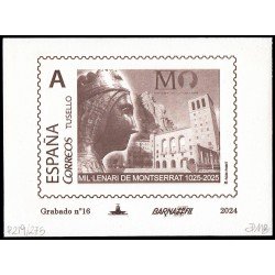 España Spain Grabado 16 Barnafil 2024 Montserrat 1025-2025 España Spain Grabado 16 Barnafil 2024 Montserrat 1025-2025