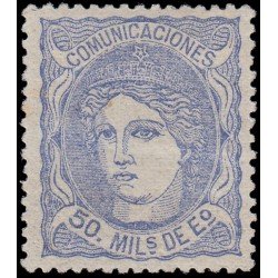 España Spain 107 1870 Alegoría MH España Spain 107 1870 Alegoría MH