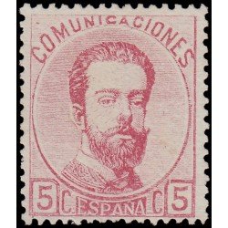 España Spain 118 1872 Amadeo I Sin goma España Spain 118 1872 Amadeo I Sin goma