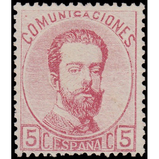 España Spain 118 1872 Amadeo I Sin goma España Spain 118 1872 Amadeo I Sin goma