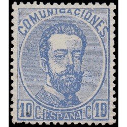 España Spain 121 1872 Amadeo I Sin goma España Spain 121 1872 Amadeo I Sin goma