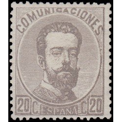 España Spain 123 1872 Amadeo I Sin goma España Spain 123 1872 Amadeo I Sin goma