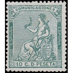 España 133 1873 Alegoría Sin goma España 133 1873 Alegoría Sin goma