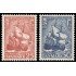 Dinamarca  Denmark 338/39 1951 250 aniv. de la Escuela naval de la isla Holmen MNH