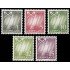 Groenlandia 36/40 1963-68 Auroras boreales MNH