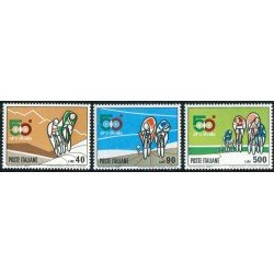 Italia Italy 971/73 1967 50º Giro de Italia MNH Italia Italy 971/73 1967 50º Giro de Italia MNH