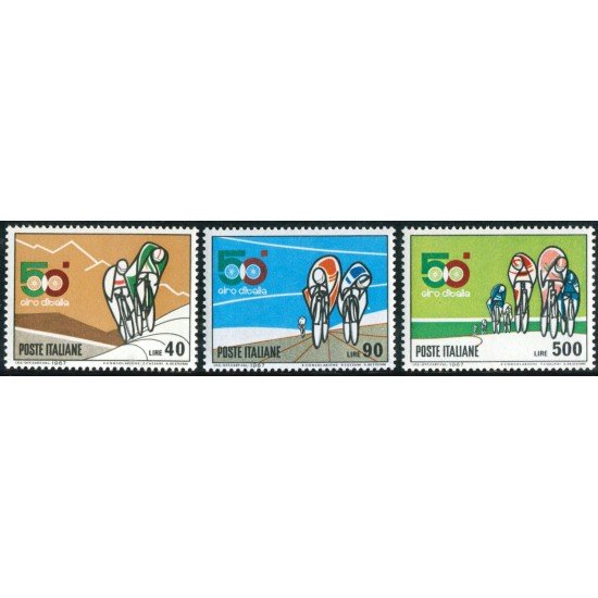 Italia Italy   971/73   1967  50º Giro de Italia MNH