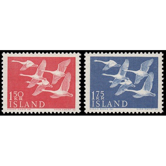Islandia Iceland 270/71 1956 Día de los países del Norte MNH Islandia Iceland 270/71 1956 Día de los países del Norte MNH