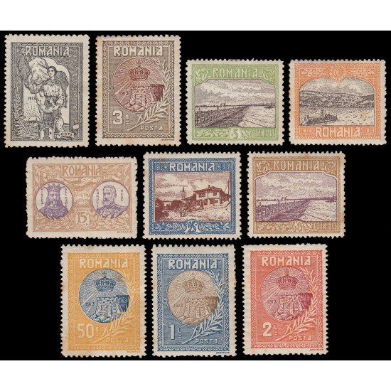 Rumanía Romania 222/31 1913 Anexión de Dobruja del Sur MH Rumanía Romania 222/31 1913 Anexión de Dobruja del Sur MH