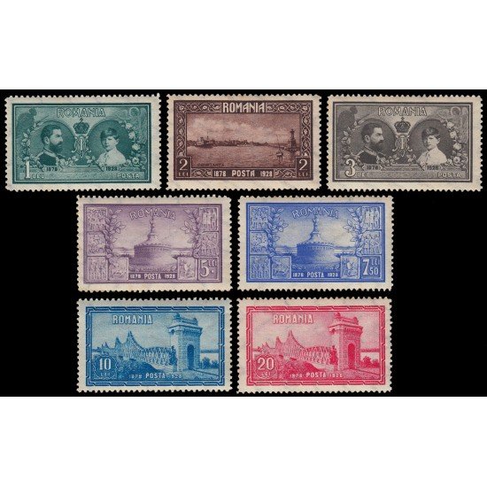 Rumanía Romania 358/64 1928 50 aniv. de la unión de Dobrogea MNH Rumanía Romania 358/64 1928 50 aniv. de la unión de Dobrogea MNH