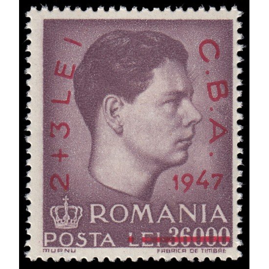 Rumanía Romania 996 1947 Rey Michael MNH Rumanía Romania 996 1947 Rey Michael MNH