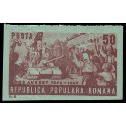 Rumanía Romania 1081 1949 5 aniv. de la liberación del país por la Armada soviética MNH Rumanía Romania 1081 1949 5 aniv. de la liberación del país por la Armada soviética MNH