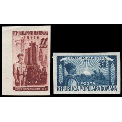 Rumanía Romania 1140/41 1951 Exposición de técnicas industriales y agrícolas MNH Rumanía Romania 1140/41 1951 Exposición de técnicas industriales y agrícolas MNH