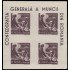 Rumanía Romania HB 36A 1947 Congreso de Sindicatos Unidos CGM MNH