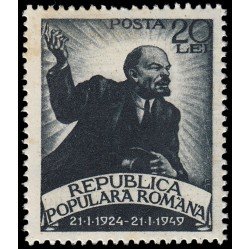 Rumanía Romania 1076 1949 25 aniv. de la muerte de Lenin MNH Rumanía Romania 1076 1949 25 aniv. de la muerte de Lenin MNH