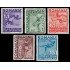 Rumanía Romania 525/29 1937 8º Juegos balcánicos de atletismo MNH
