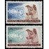 Rumanía Romania 1550/51 1957 Laika la perra pasajera del Sputnik II MNH