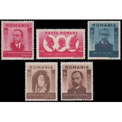 Rumanía Romania 742/46 1943 Hombres célebres de Transilvania MNH Rumanía Romania 742/46 1943 Hombres célebres de Transilvania MNH