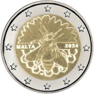 Malta 2024 2 € euros conmemorativos Abeja de Malta