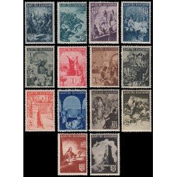 Bulgaria Bulgary 406/19 1942-43 Serie histórica MNH