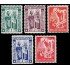 Bulgaria Bulgary 290/94 1937 Un milenio del alfabeto cirílico MNH