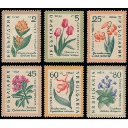 Bulgaria Bulgary 1018/23 1960 Protección de la naturaleza Flores MNH Bulgaria Bulgary 1018/23 1960 Protección de la naturaleza Flores MNH