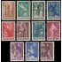 Bulgaria Bulgary 550/60 1947 En beneficio de los actores MNH