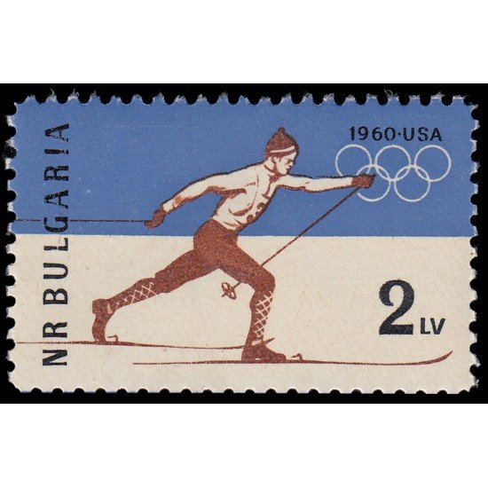 Bulgaria Bulgary 1006 1960 Juegos Olímpicos de Invierno de 1960 Squaw Valley MNH