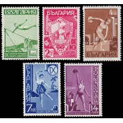 Bulgaria Bulgary 335/39 1939 Concurso de sociedades gimnásticas MNH