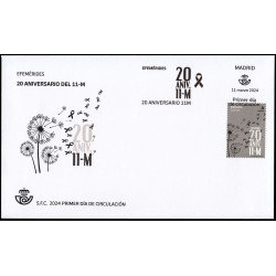 España Spain 5728 2024 Efemérides 20 aniversario 20M SPD Sobre Primer Día Tarifa A España Spain 5728 2024 Efemérides 20 aniversario 20M SPD Sobre Primer Día Tarifa A