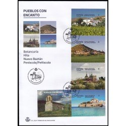 España Spain 5742/45 2024 Pueblos con encanto Betancuria Hita Nuevo Baztán Peníscola SPD Sobre Primer Día España Spain 5742/45 2024 Pueblos con encanto Betancuria Hita Nuevo Baztán Peníscola SPD Sobre Primer Día