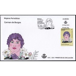 España Spain 5751 2024 Mujeres periodistas Carmen de Burgos Sobre Primer Día España Spain 5751 2024 Mujeres periodistas Carmen de Burgos Sobre Primer Día