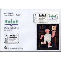 España Spain 5752 2024 Feria del Libro de Madrid SPD Sobre Primer Día España Spain 5752 2024 Feria del Libro de Madrid SPD Sobre Primer Día