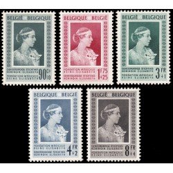 Bélgica 863/67 1951 Por la fundación médica Reina Elisabeth MNH Bélgica 863/67 1951 Por la fundación médica Reina Elisabeth MNH