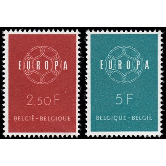 Bélgica 1111/12 1959 Europa MNH Bélgica 1111/12 1959 Europa MNH