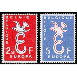 Bélgica 1064/65 1958 Europa MNH Bélgica 1064/65 1958 Europa MNH