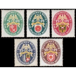 Alemania Imperio Germany 421/25 1929 Ayuda de emergencia alemana: escudo de armas MH Alemania Imperio Germany 421/25 1929 Ayuda de emergencia alemana: escudo de armas MH