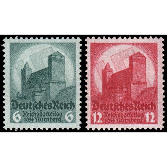 Alemania Imperio Germany 511/12 2º Congreso de Nuremberg Castillo de Nuremberg MH
