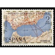 España Spain 2001 1970 Centenario del Instituto Geográfico y Catastral MNH