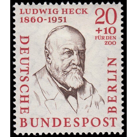 Alemania Berlín 153 1957 Hombres de la historia de Berlín Prof. Ludwig Heck MH Alemania Berlín 153 1957 Hombres de la historia de Berlín Prof. Ludwig Heck MH