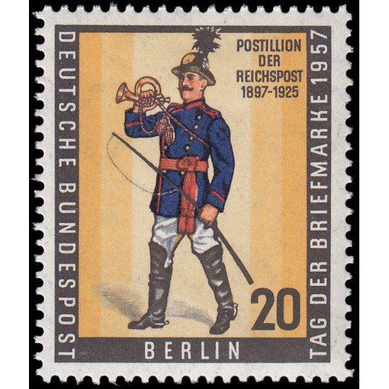 Alemania Berlín 156 1957 Día del sello MH Alemania Berlín 156 1957 Día del sello MH