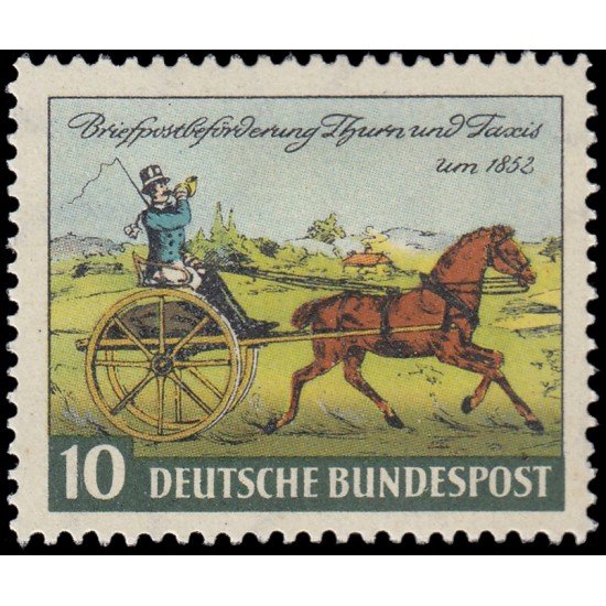 Alemania Federal Germany 47 1952 Día del sello MH Alemania Federal Germany 47 1952 Día del sello MH