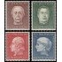 Alemania Federal Germany 76/79 1954 Bienestar: ayudantes de la humanidad 1954 MH