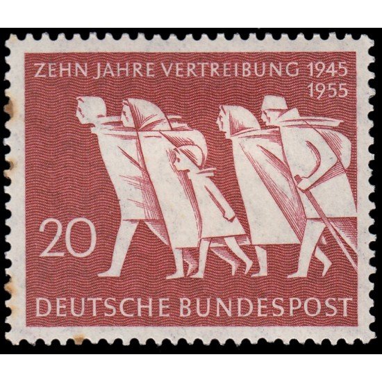 Alemania Federal Germany 91 1955 10 años del desalojo MH Alemania Federal Germany 91 1955 10 años del desalojo MH