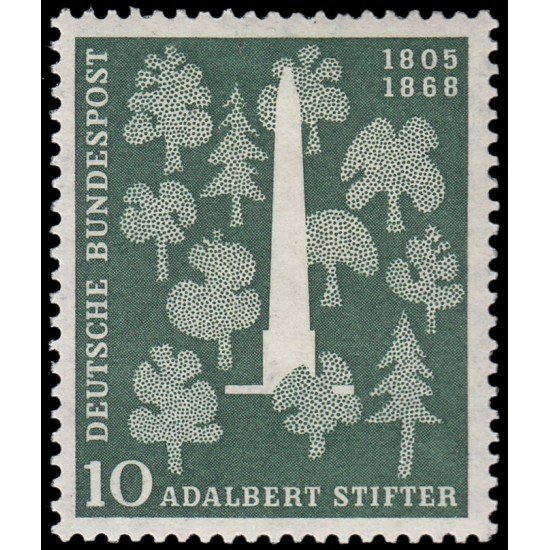 Alemania Federal Germany 96 1955 150 aniv. de Adalbert Stifter MH Alemania Federal Germany 96 1955 150 aniv. de Adalbert Stifter MH