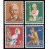 Alemania Federal Germany 168/71 1958 Al servicio de la humanidad Personajes diversos MH