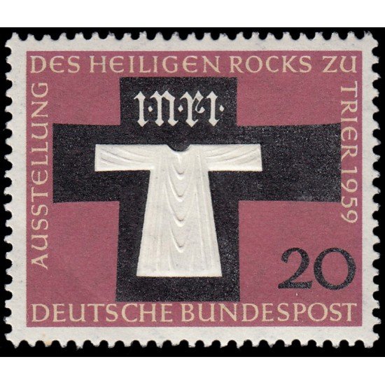 Alemania Federal Germany 186 1959 Exposición de la Sta. Túnica MH Alemania Federal Germany 186 1959 Exposición de la Sta. Túnica MH